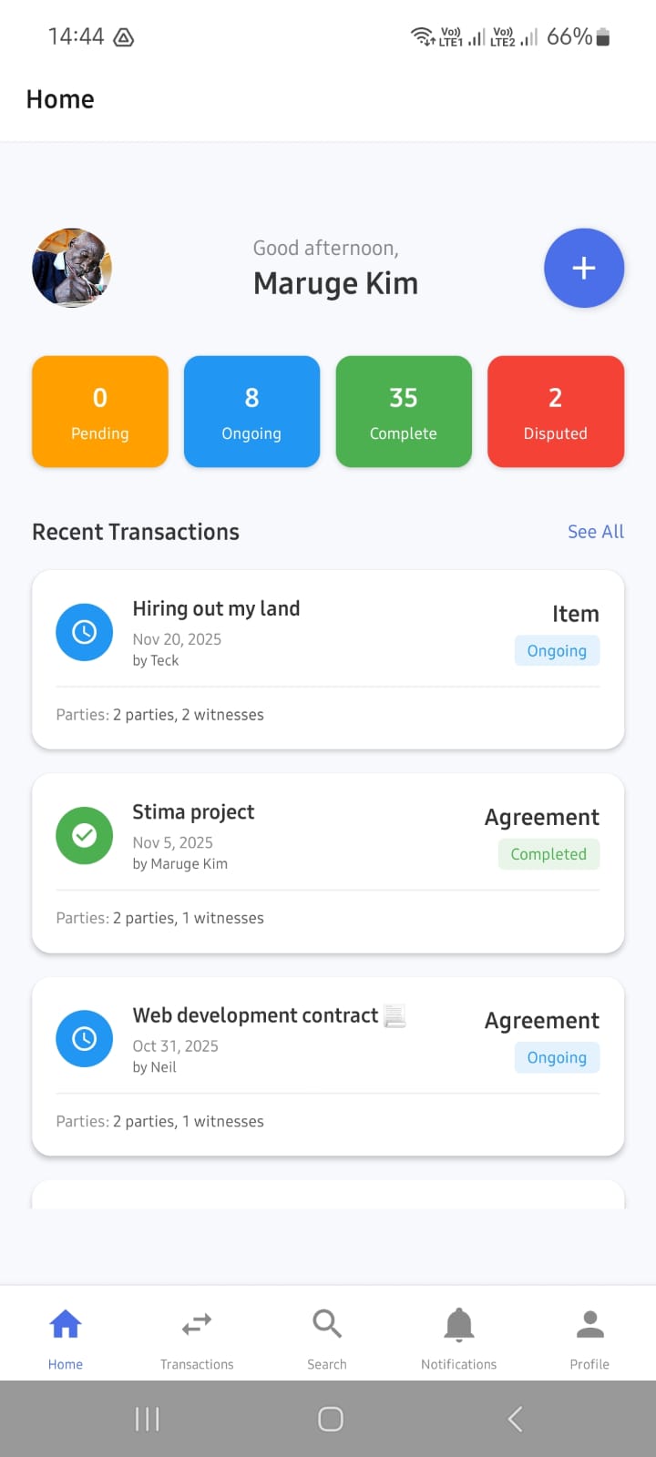 Ajibika App Screenshot 2